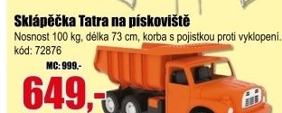 Dino Tatra Auto 148 73cm oranžová