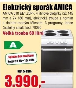 Sporák AMICA 510 EE1.20PF(W)