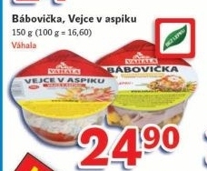 Aspik Bábovička Váhala