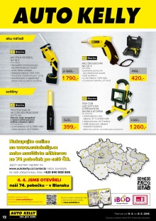 akční leták Auto Kelly 11.4.2016-8.5.2016