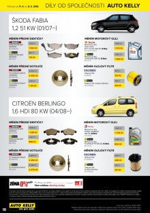akční leták Auto Kelly 11.4.2016-8.5.2016