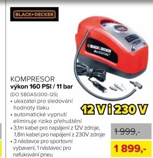 Kompresor B&D 12V i 230V