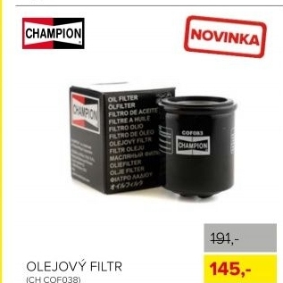 Olejový filtr Champion