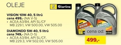 Motorový olej Starline 5W-40