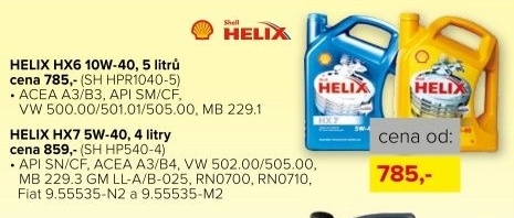 Motorový olej Shell Helix 10W-40