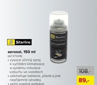Čistič klimatizace Starline