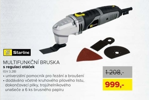 Multifunkční bruska Starline
