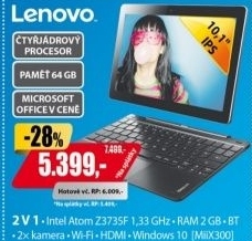 MiiX300 10,1 64GB 2GB W10+Office LENOVO