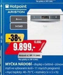 LFD 11M132 EU MYČKA NÁDOBÍ HOTPOINT
