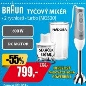 MQ 520 Pasta MIXÉR PONORNÝBRAUN