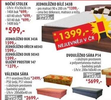 Noční stolek 140A buk