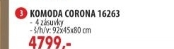 Komoda CORONA vosk