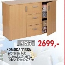 Komoda 1138 buk