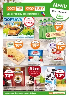 akční leták COOP 15.4.2016-30.4.2016