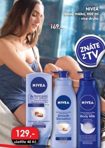 Tělová mléka Nivea
