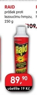 Přípravek proti lezoucímu hmyzu prášek Raid