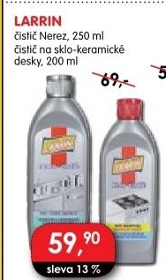 Čistič na nerez Larrin