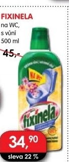 Čistič WC s vůní Fixinela