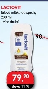 Tělové mléko do sprchy Lactovit