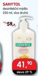 Tekuté dezinfekční mýdlo Sanytol