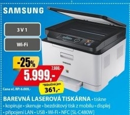 SL-C480W 128MB, USB, Wifi, NFCSAMSUNG