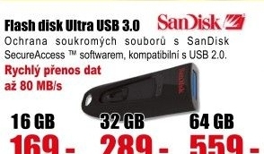 Flash disk SanDisk Ultra 16GB USB 3.0