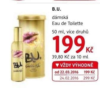 Toaletní vody dámské B.U.