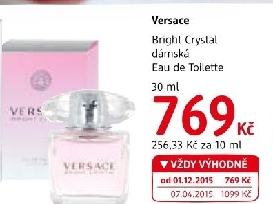 Toaletní voda dámská Bright Crystal Versace