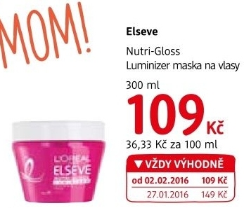 Maska na vlasy Elséve L'oréal