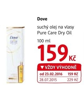 Olej suchý na vlasy Pure Care Dry Dove