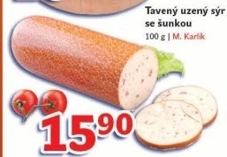 Sýr tavený uzený se šunkou M. Karlík