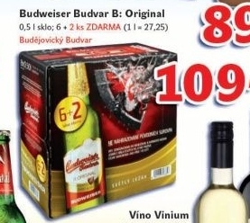 Pivo světlý ležák B: Original Budweiser Budvar