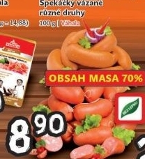 Špekáčky vázané Váhala