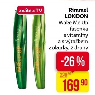 Řasenka Wake Me Up Rimmel