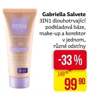 Make up 3in1 Long Lasting Foundation Gabriella Salvete