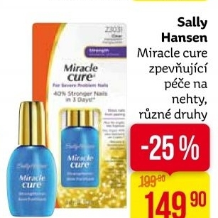 Péče zpevňující na nehty Miracle Sally Hansen