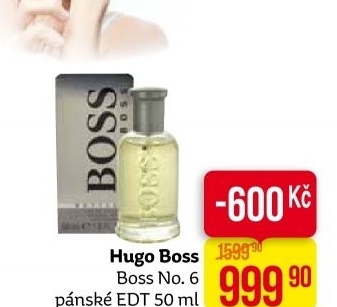 Toaletní voda pánská No.6 Hugo Boss