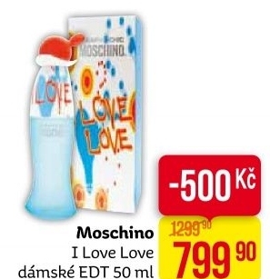 Toaletní voda dámská I love love Moschino