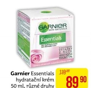 Krém pleťový hydratační Essentials Garnier