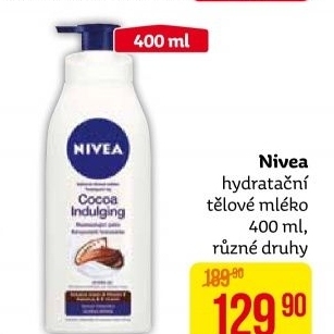 Tělová mléka Nivea