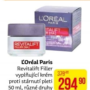 Krém pleťový proti vráskám Revitalift Filler L'Oréal
