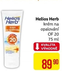 Krém na opalování OF 20 Helios Herb