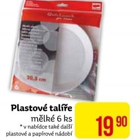 Plastový talíř