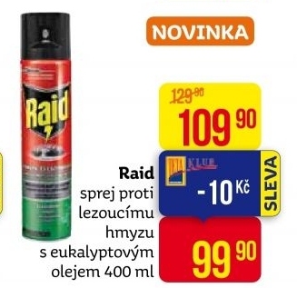 Přpravek proti lezoucímu hmyzu Raid