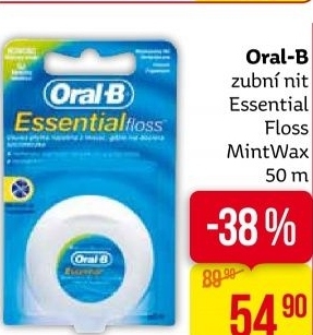 Dentální nit Essential Oral-B