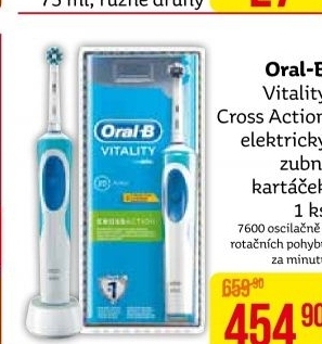 Elektrický zubní kartáček Oral-B Cross Action Vitality