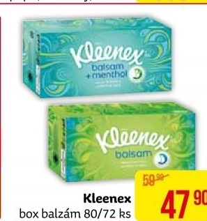 Kapesníčky papírové Balsam Kleenex - box