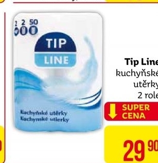 Utěrky kuchyňské Tip Line