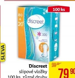 Vložky dámské slipové Discreet