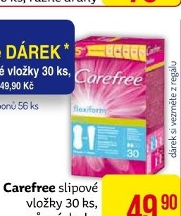 Vložky dámské slipové Carefree